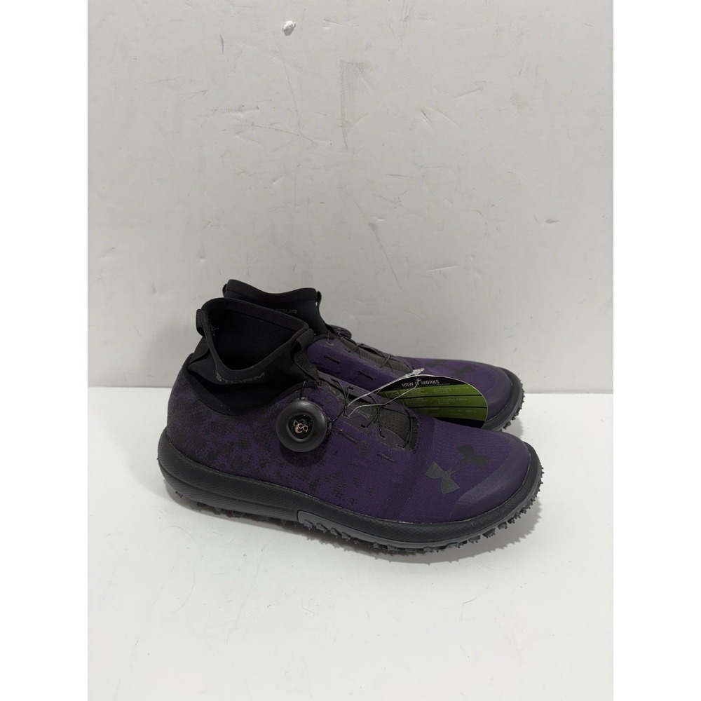 Under Armour Speedtire Ascent Mid Storm BOA Hiking Shoe Purple 1289140  Sz 5 New